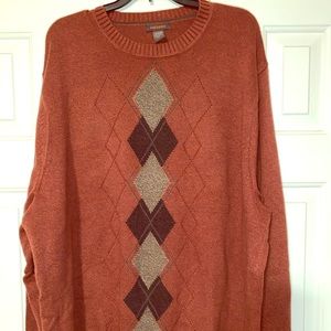 DOCKERS ARGYLE PRINT SWEATER